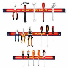 Load image into Gallery viewer, 3 PCS 8" 12" 18" Magnetic Tool Holder Bar Organizer Storage Rack Knife Wrench
