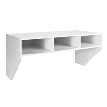 Load image into Gallery viewer, Wall Mounted Floating Computer Table Desk Storage Shelf-White
