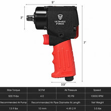 Load image into Gallery viewer, 1/2" Mini Air Impact Wrench Pneumatic Driver with Hammers
