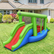 Load image into Gallery viewer, Inflatable Dual Slide Basketball Game Bounce House Without Blower
