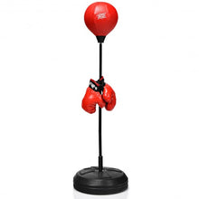 Load image into Gallery viewer, Boxing Punching Stand Set with Boxing Gloves
