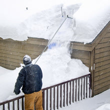 Load image into Gallery viewer, 20 ft Lightweight Roof Snow Rake Removal Tool  w/ Adjustable Telescoping Handle
