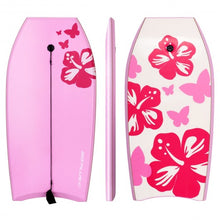 Load image into Gallery viewer, Goplus 41” Lightweight Bodyboard Surfing w/ Leash

