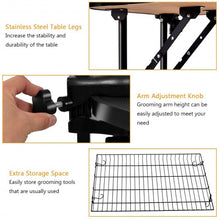 Load image into Gallery viewer, 32" Pet Grooming Table Durable Foldable Rubber Top
