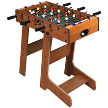Load image into Gallery viewer, 27" Indoor Folding Christmas Gift Foosball Table
