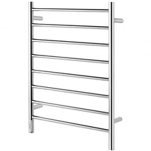 Load image into Gallery viewer, 8-Bar Wall Mounted Towel Warmer Stainless Steel Towel Rack
