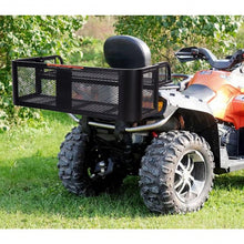 Load image into Gallery viewer, ATV UTV Universal Steel Cargo Hunting Rear Drop Basket Rack
