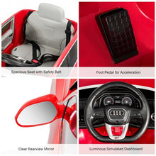 Load image into Gallery viewer, 12V Licensed AudiQ8 Kids Ride On Car-Red
