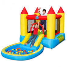 Load image into Gallery viewer, Inflatable Kids Slide Bounce House with 580w Blower
