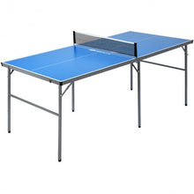 Load image into Gallery viewer, 6�x3� Portable Tennis Ping Pong Folding Table
