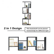 Load image into Gallery viewer, 4-tier S-Shaped Bookcase

