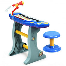 Load image into Gallery viewer, 37 Key Electronic Keyboard Kids Toy Piano-Blue
