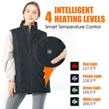 Load image into Gallery viewer, Men' &amp; Women' Electric USB Heated  Sleeveless Vest-Black-XXXL
