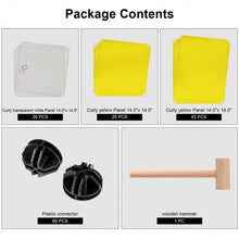 Load image into Gallery viewer, DIY Cube Portable Closet Wardrobe Storage Cabinet with Doors-Yellow
