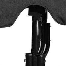 Load image into Gallery viewer, 3 Seats Patio Canopy Swing-Black
