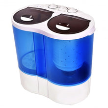 Load image into Gallery viewer, Portable Compact Twin Tub Mini Washing Machine
