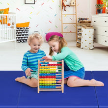 Load image into Gallery viewer, 6' x 2' Exercise Tri-Fold Gymnastics Mat w/ Carrying Handles-Blue
