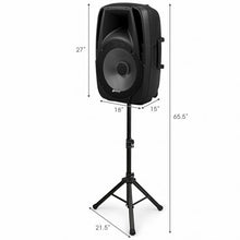 Load image into Gallery viewer, 15" 2000W 2-way Powered Speaker with Illuminating Light
