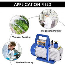 Load image into Gallery viewer, 4CFM 1/3HP Air Vacuum Pump HVAC Refrigeration Kit AC Manifold Gauge Set R134
