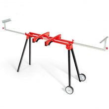 Load image into Gallery viewer, Folding Miter Saw Stand with Heavy Duty Saw Frame-Red

