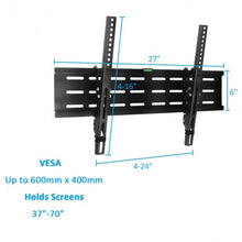 Load image into Gallery viewer, LCD LED Plasma Flat Tilt TV Wall Mount Bracket 37 40 42 46 47 50 52 55 60 65 70

