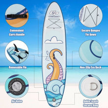 Load image into Gallery viewer, 11 ft Inflatable Stand Up Paddle Board Surfboard with Aluminum Paddle Pump-11 ft
