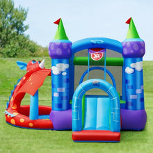 Load image into Gallery viewer, Kids Inflatable Bounce House Dragon Jumping Slide Bouncer Castle
