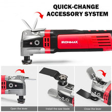 Load image into Gallery viewer, 3.5Amp Oscillating 6 Variable Speed Multi-Tool Kit
