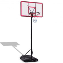 Load image into Gallery viewer, 10' Height Adjustable Hoop Stand Basketball Backboard w/ Wheels
