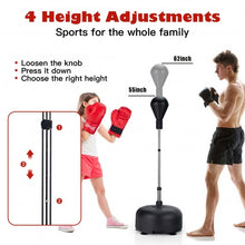 Load image into Gallery viewer, Freestanding Punching Bag with Stand Boxing Gloves for Adult Kids Adjustable

