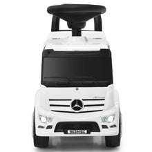Load image into Gallery viewer, Children Push and Ride Racer Licensed Mercedes Benz Push Truck Car-White
