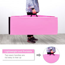Load image into Gallery viewer, 4' x 6' x 2" PU Thick Folding Panel Exercise Gymnastics Mat-Pink
