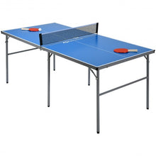 Load image into Gallery viewer, 6�x3� Portable Tennis Ping Pong Folding Table
