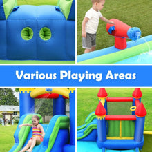 Load image into Gallery viewer, Inflatable Bounce House Kids Water Slide with Climbing Wall
