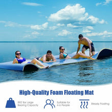 Load image into Gallery viewer, 12’ x 6’ 3 Layer Floating Water Pad-Blue
