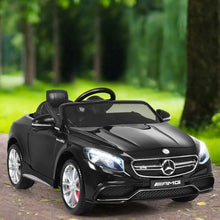 Load image into Gallery viewer, 12 V Mercedes-Benz S63 Licensed Kids Ride On Car-Black
