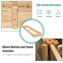 Load image into Gallery viewer, Wooden Vegetable Raised Garden Bed
