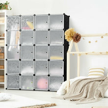 Load image into Gallery viewer, DIY 20 Cube Portable Storage Organizer Wardrobe
