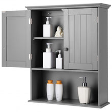 Load image into Gallery viewer, Wall Mount Bathroom Storage Cabinet -Gray
