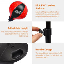 Load image into Gallery viewer, Kids Adjustable Stand Punching Bag Toy Set with Boxing Glove
