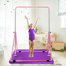 Load image into Gallery viewer, Expandable Gymnastics Training Bar Adjustable Junior Horizontal Kip Bar
