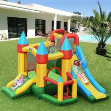 Load image into Gallery viewer, Kids Inflatable Dual Slide Jumping  Castle with 780W Blower
