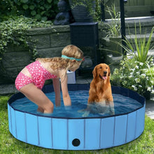 Load image into Gallery viewer, 55" Foldable Dog Pet Pool-Blue
