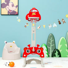 Load image into Gallery viewer, 3-in-1 Basketball Hoop for Kids Adjustable Height Playset with Balls-Red
