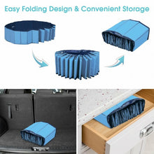 Load image into Gallery viewer, 63" Foldable Portable Leakproof Kiddie Bathing Tub-Blue
