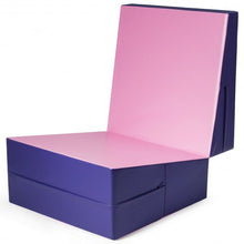 Load image into Gallery viewer, Tumbling Incline Gymnastics Exercise Folding Wedge Ramp Mat-Pink
