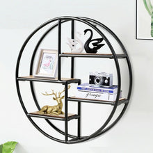 Load image into Gallery viewer, Hanging Storage Shelf Circular Wall-Mounted 4-Tier Rack
