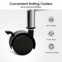 Load image into Gallery viewer, 6 Drawer Rolling Storage Cart with Hanging Bar -Clear
