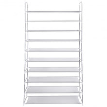 Load image into Gallery viewer, 50 Pair 10 Tiers Shoe Rack Shelf Storage Organizer
