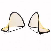 Load image into Gallery viewer, 6' 4' 2.5' Set of 2 Portable Pop-Up Soccer Goals Net-6'
